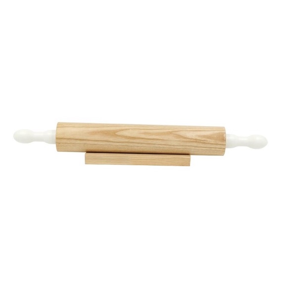 Wooden Rolling Pin w/stand - Picture 1 of 9